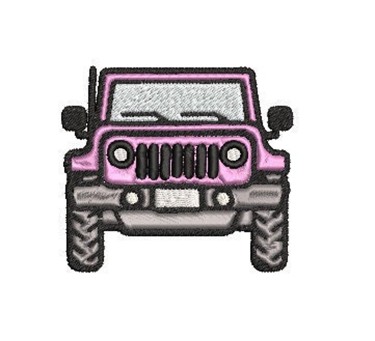 Jeep Wrangler Embroidery Design File Etsy
