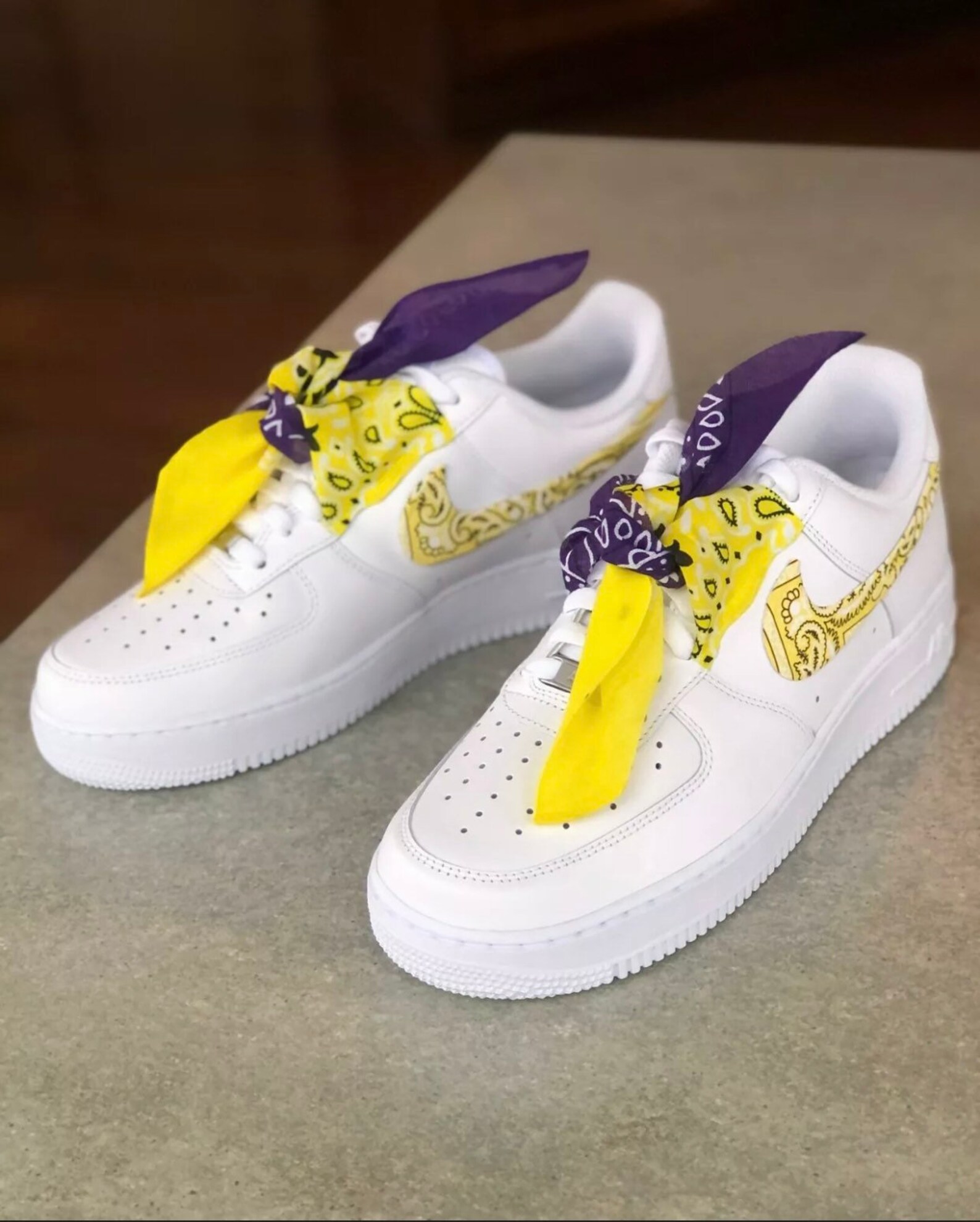 air force 1 with black bandana