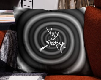 Premium Pillow (Size & Shape Options) (Different Designs on Each Side) - You are sleepy.