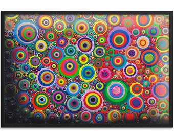 Framed Museum Quality Print (Size Options) - Glistening in the Darkness