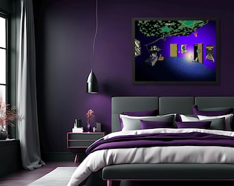 Framed Museum Quality Print (Size Options) - A Visual Guide for Killing the Boogeyman