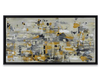Original Framed Painting on Stretched Canvas - XOXO