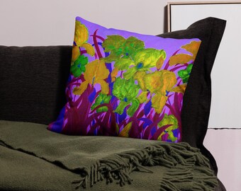 Premium Pillow (Size & Shape Options) - Iris