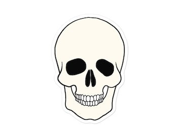 Sticker (Vinyl) (Size Options) - Skull (Version 2)