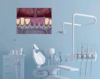 Museum Quality Print (Size Options) - The Tooth Fairy Who Hunts Bad Teeth