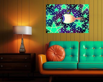 Museum Quality Print (Size Options) - It's full of stars! (From the book, "POP!")