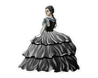 Sticker (Vinyl) - Victorian Woman (Version 2)