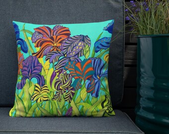 Premium Pillow (Size & Shape Options) - Secret Garden