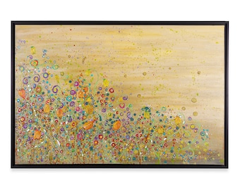 Original Framed Painting on Stretched Canvas - Diaphanous