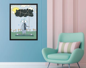 Framed Museum Quality Print (Size Options) - The Brood (From the book, "POP!")