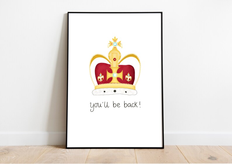 Hamilton youll be back king george musical theatre etsy