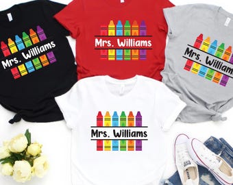 Personalized Teacher Shirt: Back to School Gift