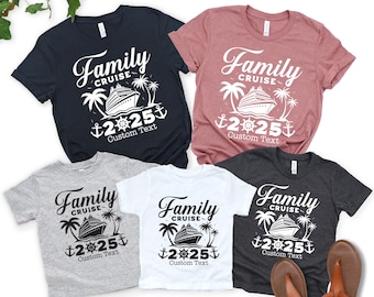 2026 Family Cruise Vacation Shirt: Fun Seagulls Graphic Matching Tee