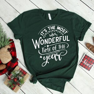 It's The Most Wonderful Time Of The Year Shirt, Christmas Shirt, Christmas Party Shirt, Christmas Time Shirt, Winter Party Shirt, Xmas Shirt image 2