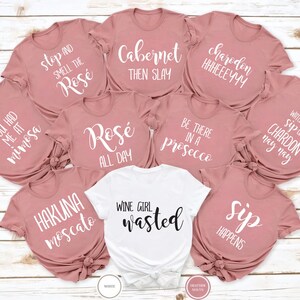 Bachelorette Party Wine Tee: Hakuna Moscato - Winery Weekend
