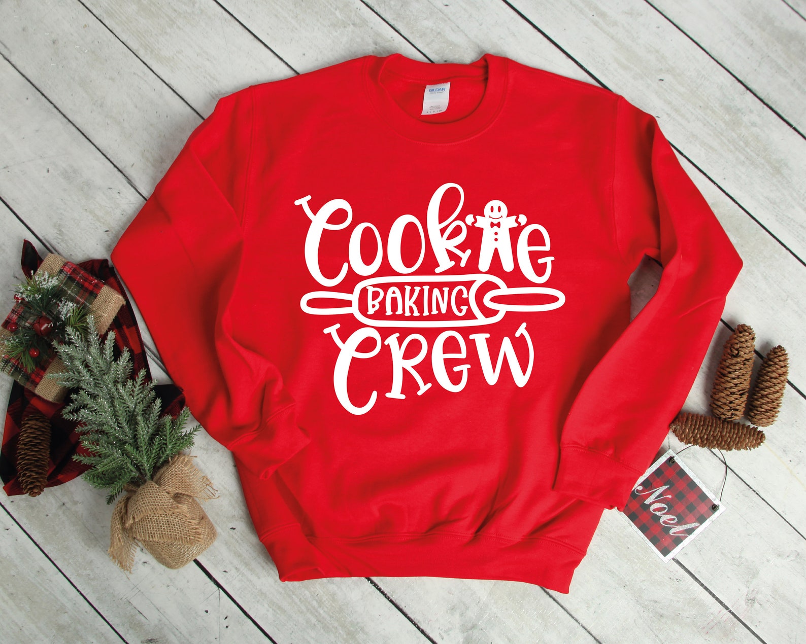 Christmas Shirt Cookie Baking Crew Shirt Women's | Etsy