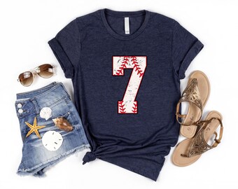 Baseball Numbers Shirt, Baseball Custom Birthday Shirt, Baseball Mom Shirt, Personalized Baseball Tees, Custom Baseball Shirts, Baseball Boy