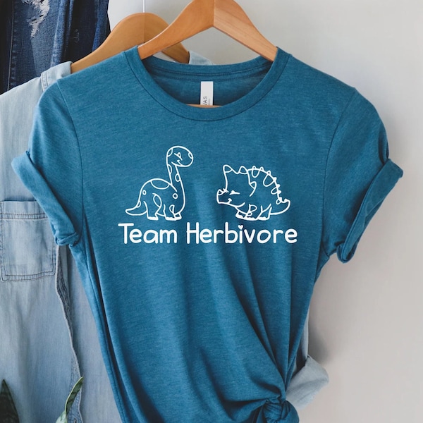 Team Herbivore T-Shirt, Vegan Shirt, Gift For Vegan, Vegetarian Tee, Funny Vegan Shirt, Plant Based Shirt, Veggie Shirt, Vegan Clothing