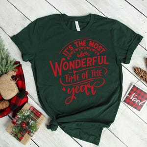 It's The Most Wonderful Time Of The Year Shirt, Christmas Shirt, Christmas Party Shirt, Christmas Time Shirt, Winter Party Shirt, Xmas Shirt image 3