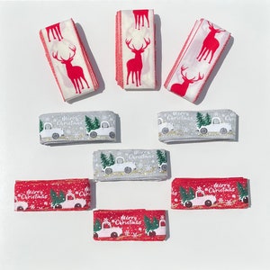 Christmas Ribbon Wired. 2/2.5 inches x 5.5 yards.