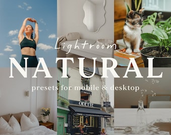 Presets Natural Lightroom Presets Mobile & Desktop Photo Editing Filters