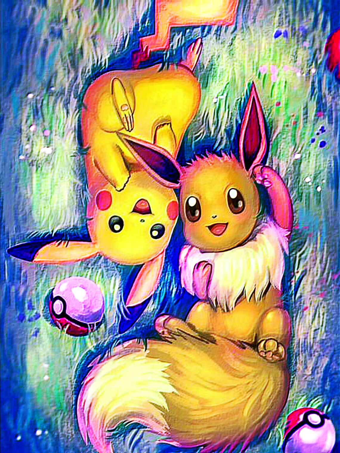 5D Diy Diamond Painting Cartoon Pokemon Full Square Diamond | Etsy