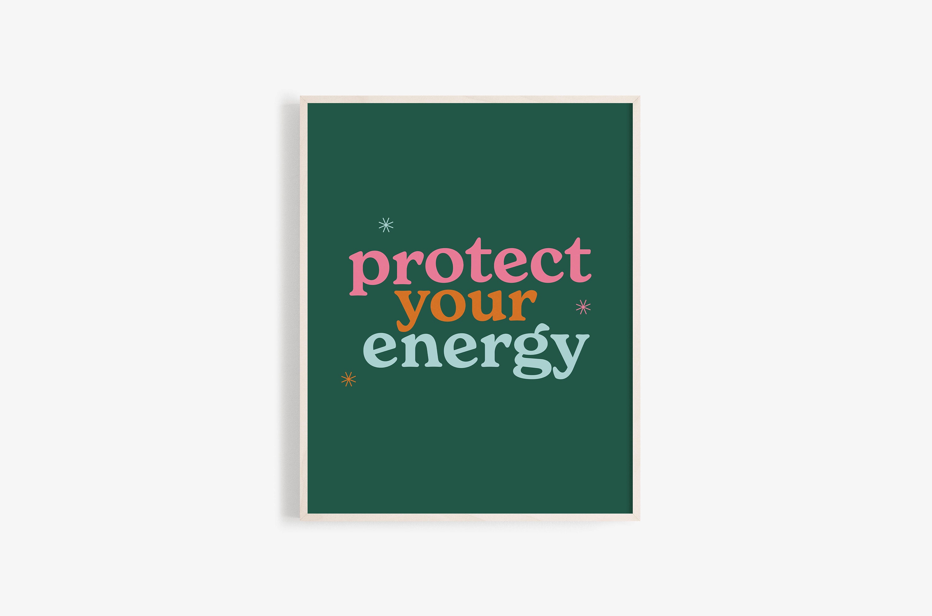 Protect Your Energy Art Print Digital Print Wall Art Prints - Etsy