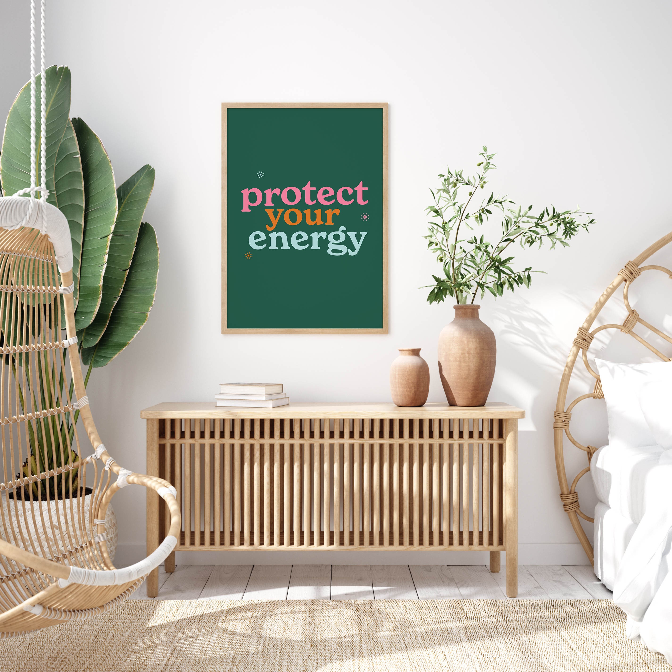 Protect Your Energy Art Print Digital Print Wall Art Prints - Etsy