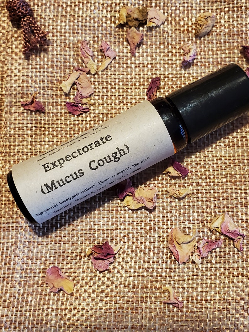 Expectorate Phlegm Cough Organic Essential Oils Blend Etsy