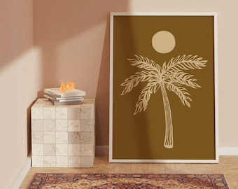 Palm Tree A4 Print