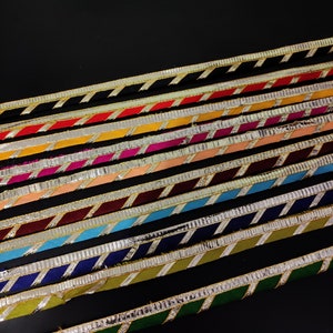 50 Meters Blush Golden Gota Braid: Indian Costume Sewing Lace Trim
