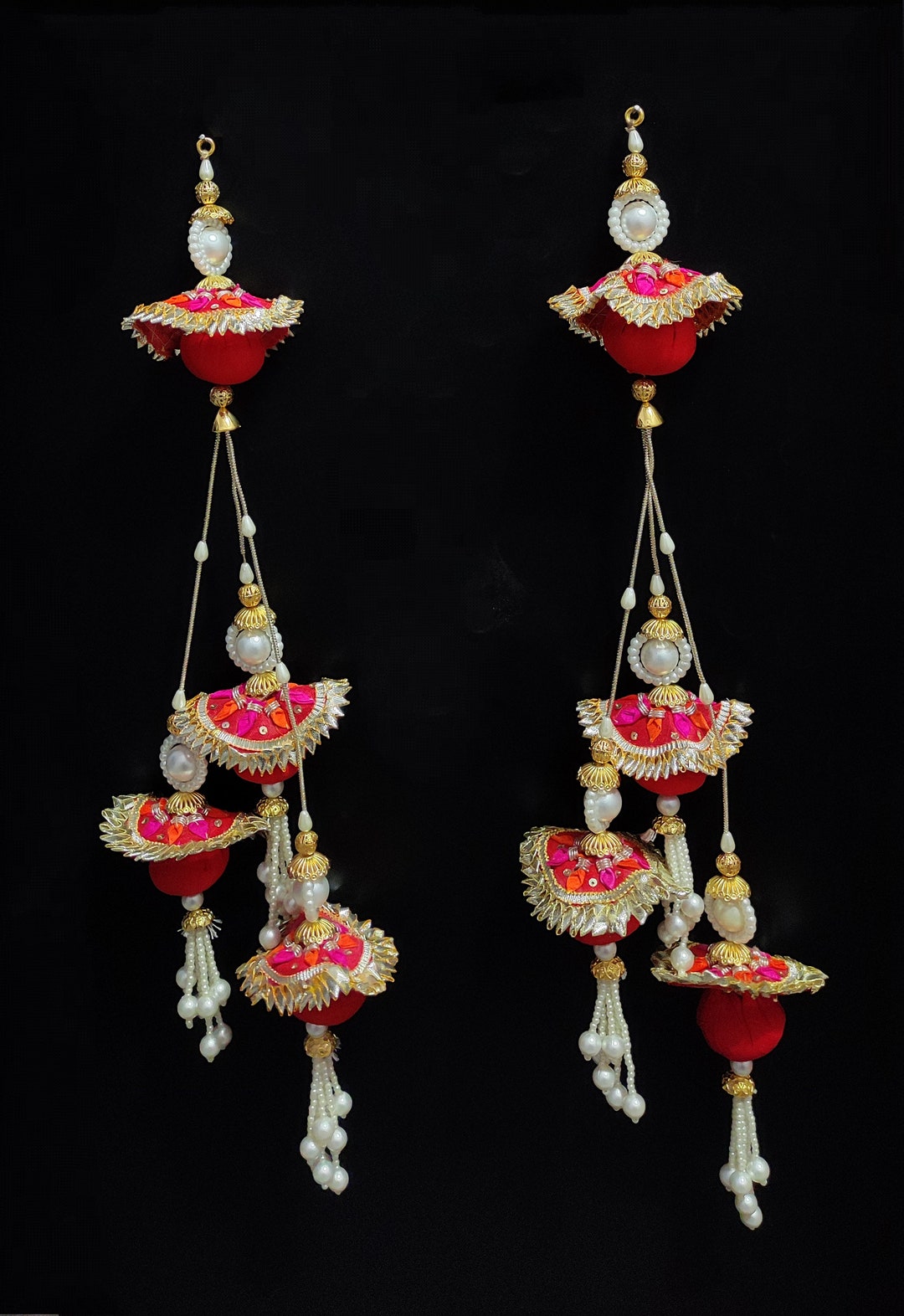 Gota patti best sale jhumka