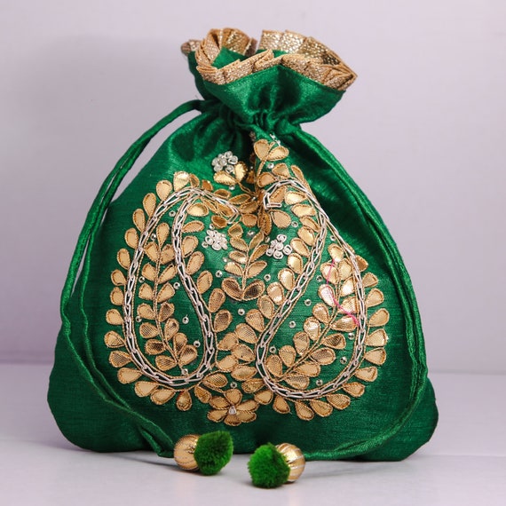 Wedding Potli Bags For Women, Girls Potli Bag Women Stylish Shopping Bag,  Women Bags, Handmade Bags For Girls, Wedding Bags, Fancy Hand Bags BY AR  CREATION : Amazon.in: Shoes & Handbags