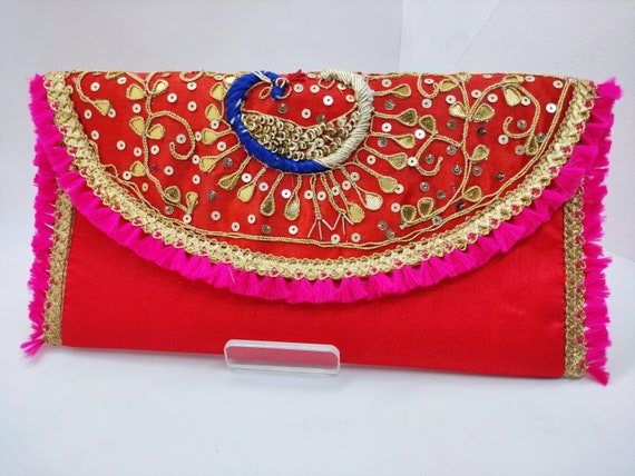 Gota patti purse clearance