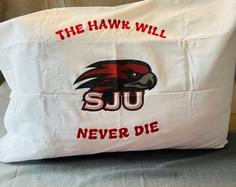 Custom College Moto Pillow Case