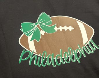 Customizable Philadelphia Eagles Bow Crewneck