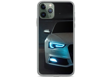 Creative Design Audi Car iPhone Case Cover for 6, 7, 8, Mini, X, Xs, XR, XS Max, 11, 12 Pro, 13 Pro Max from Clear Gel Soft TPU Shell