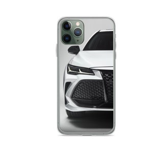 Creative Design Toyota Avalon Car iPhone Case Cover for Mini, X,se, XR, XS, 11, 12 Pro, 13 Pro Max, 14, 15, 16 Plus from Clear Gel Soft TPU