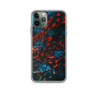 Creative Design Colorful Flowers iPhone Case Cover for Mini, X,se, XR, XS, 11, 12 Pro, 13 Pro Max, 14, 15, 16 Plus from Clear Gel Soft TPU