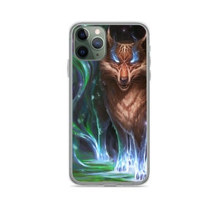 Design créatif, loup, art animalier, étui pour iPhone Mini, X, se, XR, XS, 11, 12 Pro, 13 Pro Max, 14, 15, 16 Plus, en gel transparent souple TPU