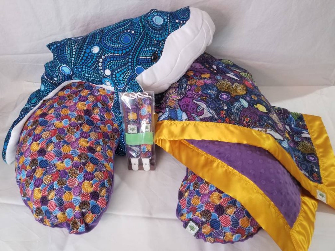 Deep Sea Lullaby Baby Bedding Set / Boppy Pillow Cover, Recieving