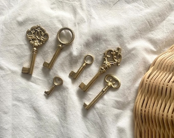 本物の古い真鍮の鍵、ヴィンテージの鍵、ペンダントの鍵 - Etsy 日本