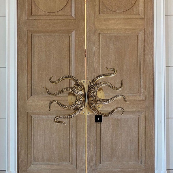 Octopus Door Handle Etsy