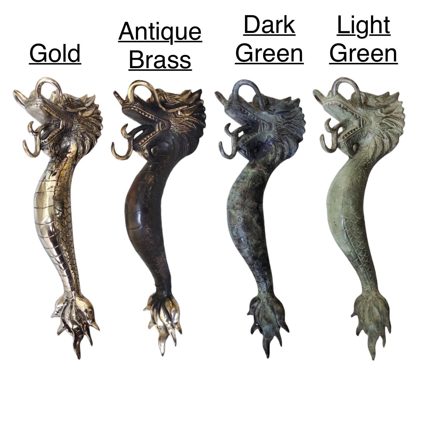 Bronze Dark Dragon Door Handle Bronze Dark Dragon Door Handle