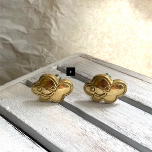 6 Pieces Of Cloud Brass Knobs - Cloud Knobs - Aesthetic Knob - Cloud Drawer Knobs - Cloud Handles