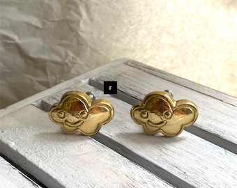 6 Pieces Of Cloud Brass Knobs - Cloud Knobs - Aesthetic Knob - Cloud Drawer Knobs - Cloud Handles