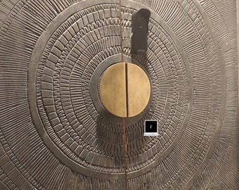 7.8” Diameter Half Round Door Handle - Semi Circle Door Handle - Minimalist Door Handle