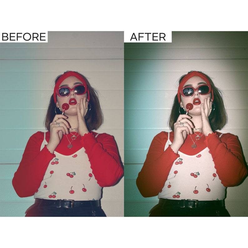 6 Retro Lightroom Presets Disposable Camera Filter Vintage Etsy