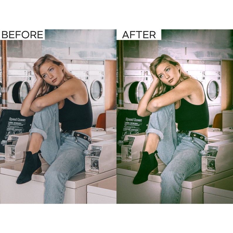 6 Retro Lightroom Presets Disposable Camera Filter Vintage Etsy