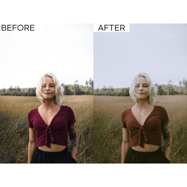 6 Film Lightroom Presets Vintage Presets Analog Photo Etsy